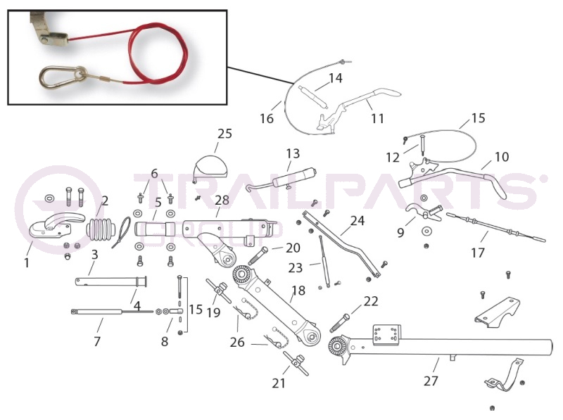 Knott-Avonride Height Adjustable Coupling Spares