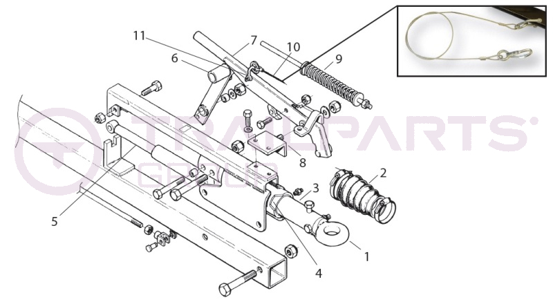 Meredith & Eyre 20CR Square Tube Coupling Spares