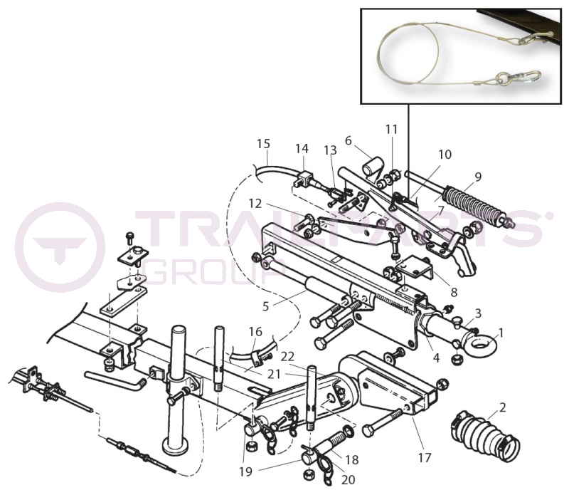 Meredith & Eyre Height Adjustable Coupling Spares